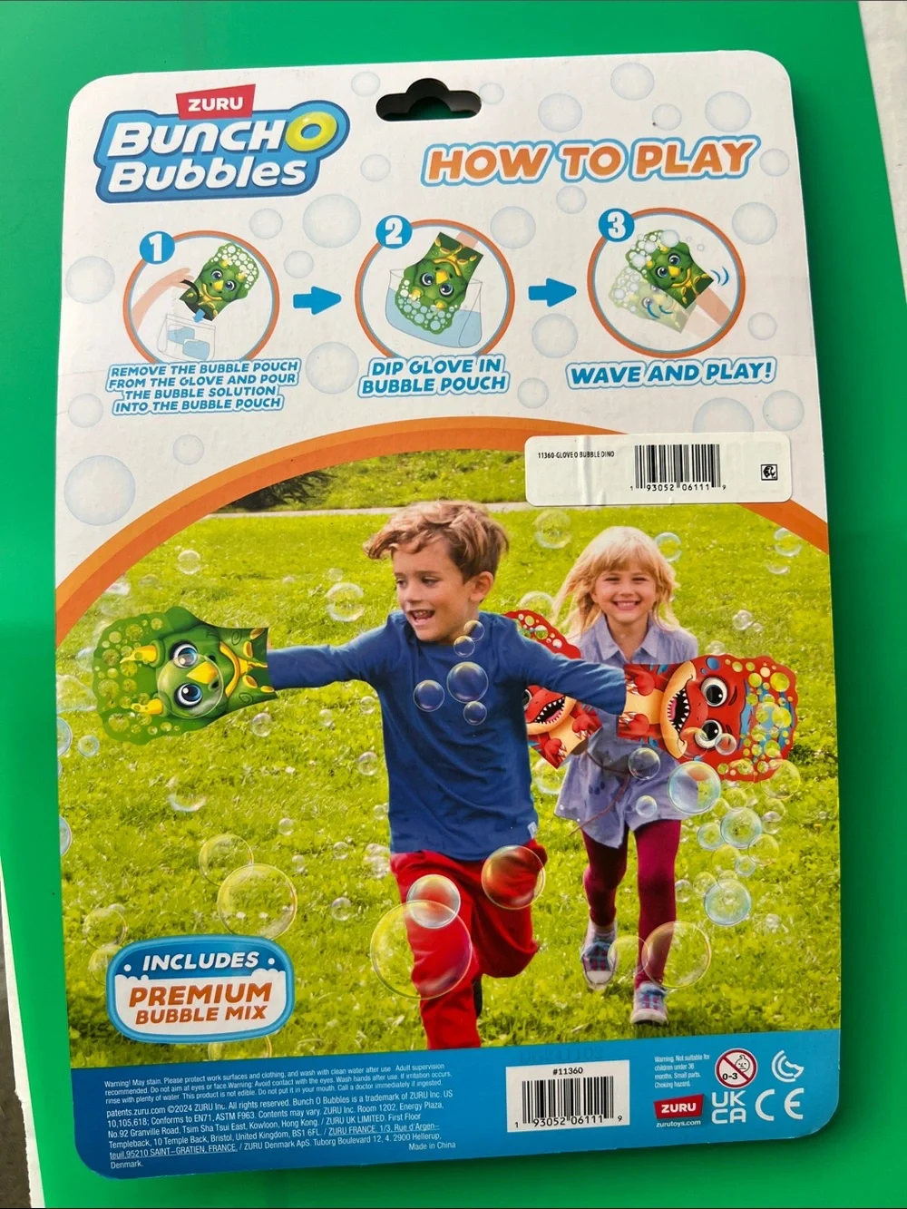 Buncho bubbles zuru glove